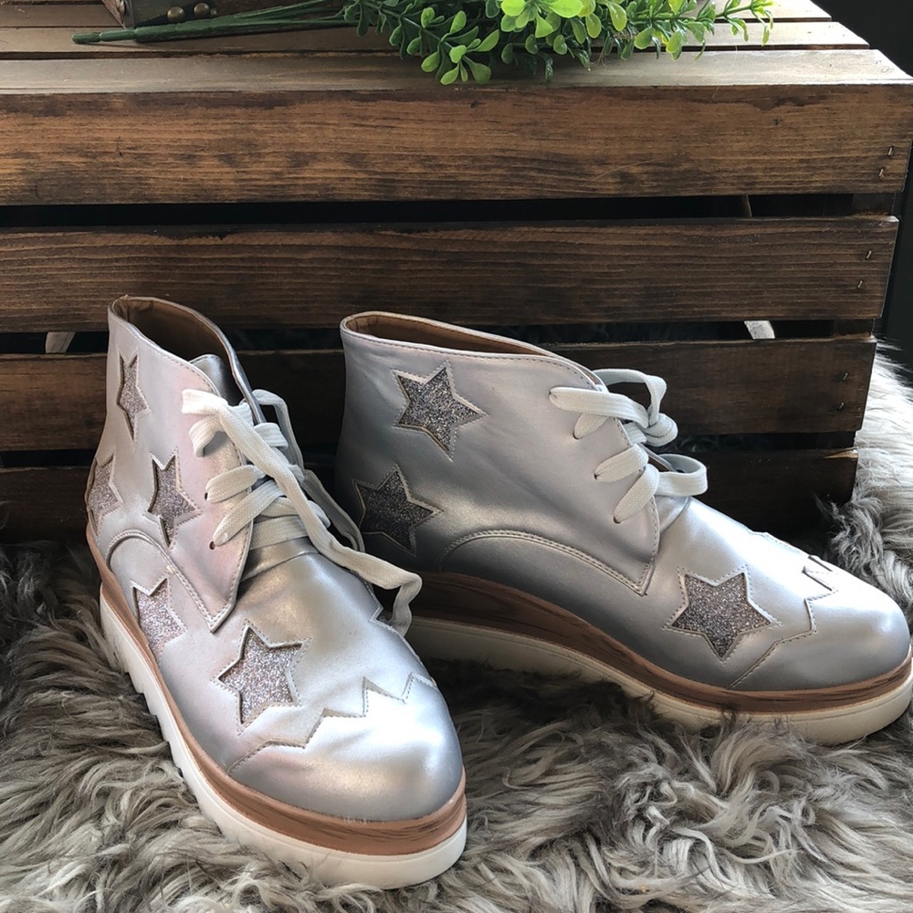 Pazzle wedged ankle boots! 8.5!